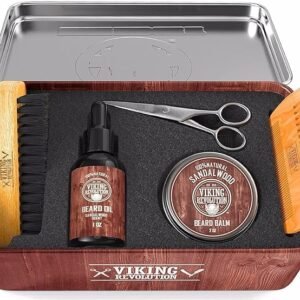 Viking Revolution Grooming Kit – Beard & Mustache Essentials for Men