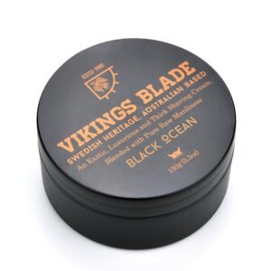 Vikings Blade Luxury Shaving Cream – Black Ocean Scent for Men